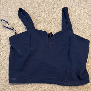Navy Blue Women's Top